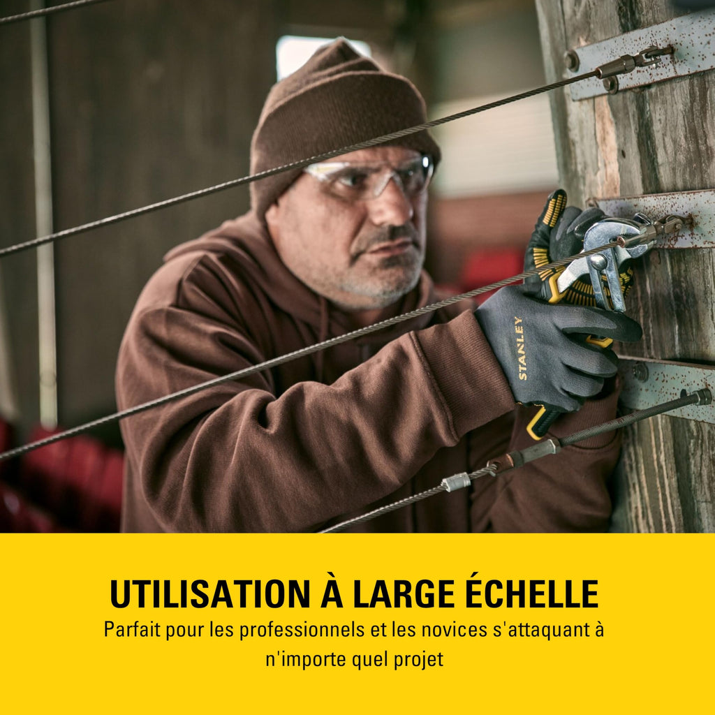 Valise à outils de maintenance STMT98109-1 142 pièces en aluminium avec tournevis pinces clés marteau et scie à métaux