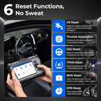 Valise diagnostic auto AD500 4 systèmes OBD2 moteur transmission ABS SRS 6 réinitialisations écran 5 pouces