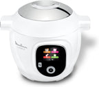 Multicuiseur intelligent Cookeo CE854110 6 L 1600 W avec 80 recettes intégrées 6 modes de cuisson blanc