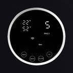 Skuteczny oczyszczacz powietrza Forste 4 Black 40m² z filtrem H13, cichy i energooszczędny, automatyczny tryb