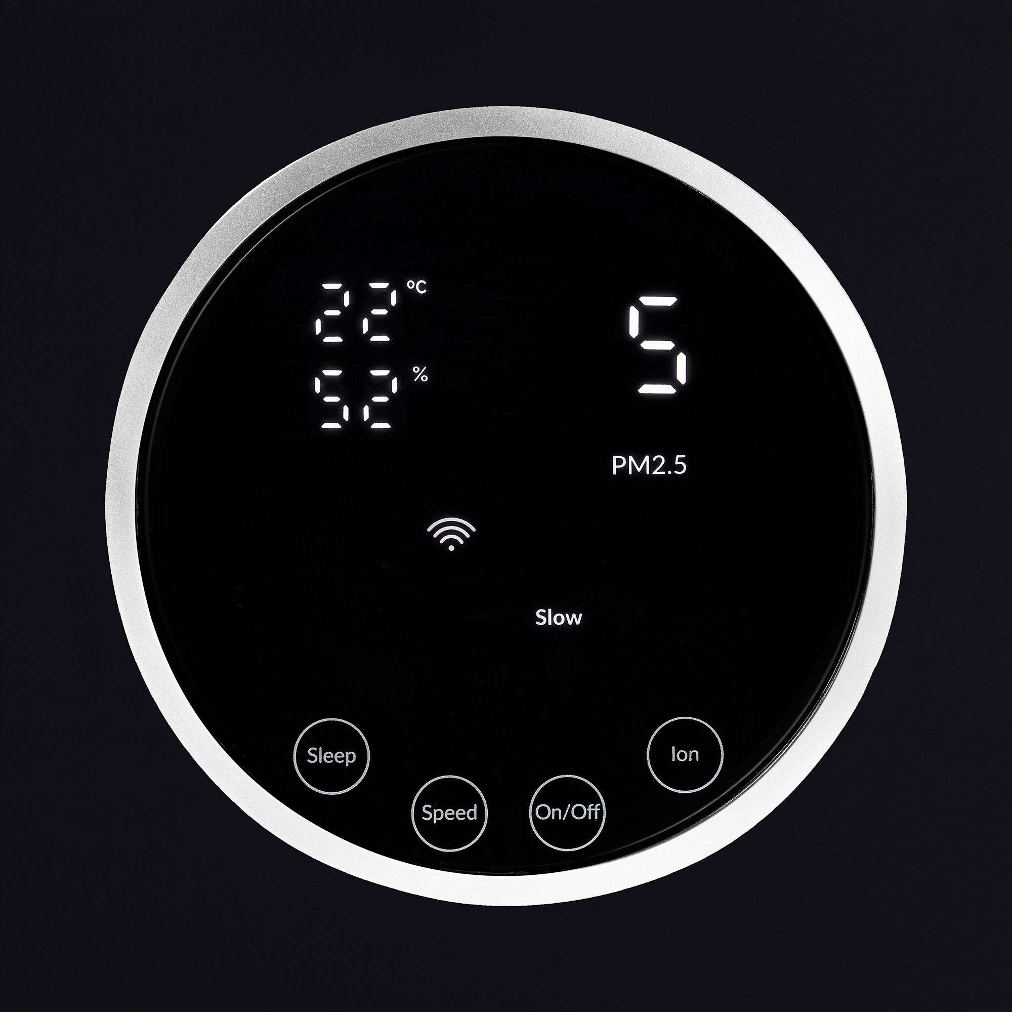 Skuteczny oczyszczacz powietrza Forste 4 Black 40m² z filtrem H13, cichy i energooszczędny, automatyczny tryb