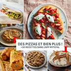 Four à pizza électrique extérieur Pizza Pronto JM600TE0 2600 W pierre rotative automatique 30 cm température jusqu’à 400°C avec pelle à pizza