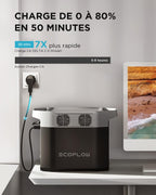 DELTA 2 ZMR330-EU station électrique portable 1 à 3 kWh, batterie LFP, 1800 W, 13 prises