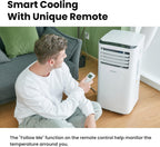 Climatiseur mobile MPPH-09CRN7 9000 BTU 2,6 kW 3 en 1 pour 33 m² déshumidificateur ventilateur blanc