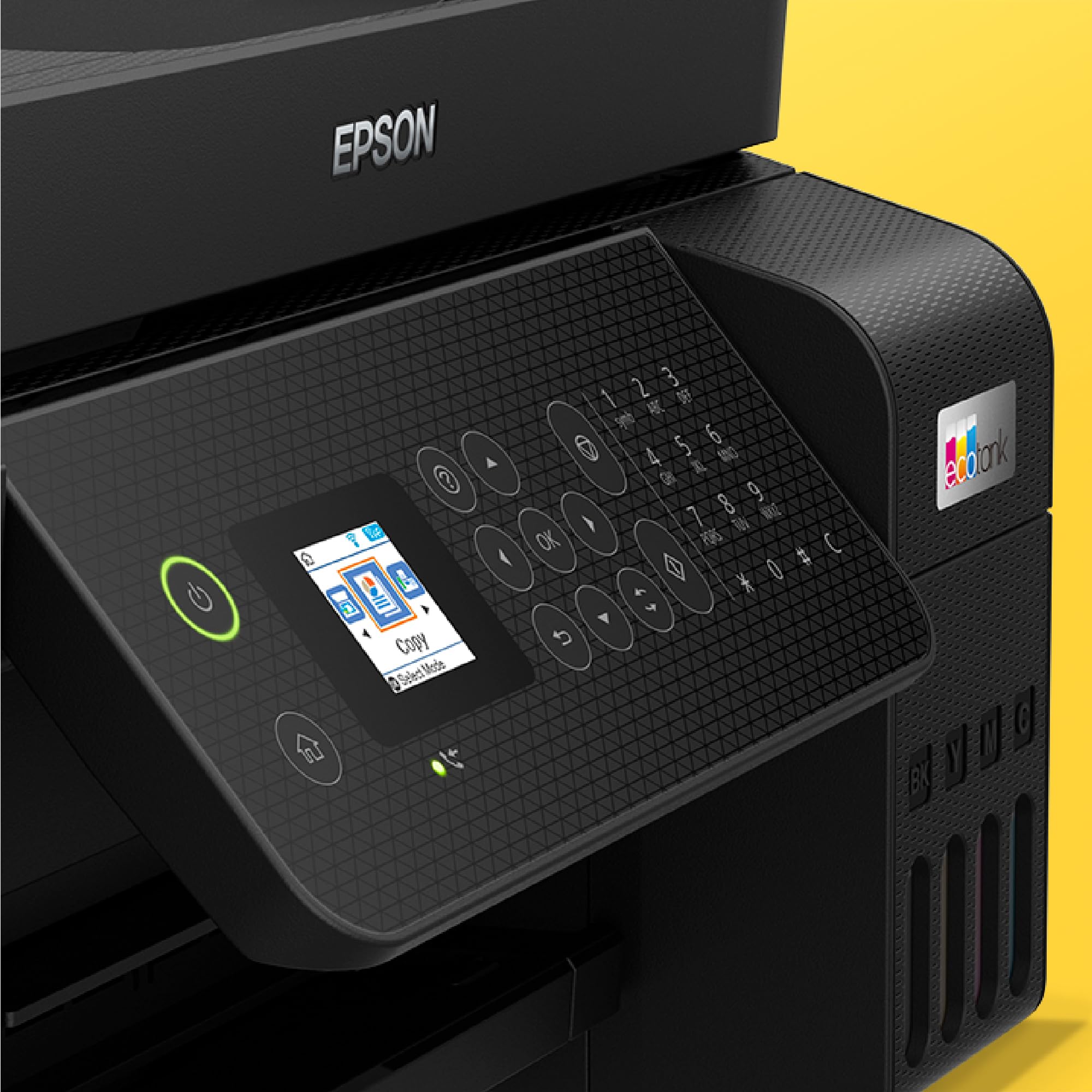Imprimante multifonction A4 Wi-Fi EcoTank ET-4800 jet d’encre couleur avec réservoirs d’encre et chargeur automatique de documents