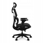 Fotel biurowy ergonomiczny obrotowy Nobu 13154102 czarny z regulowanymi podłokietnikami 3D i zagłówkiem