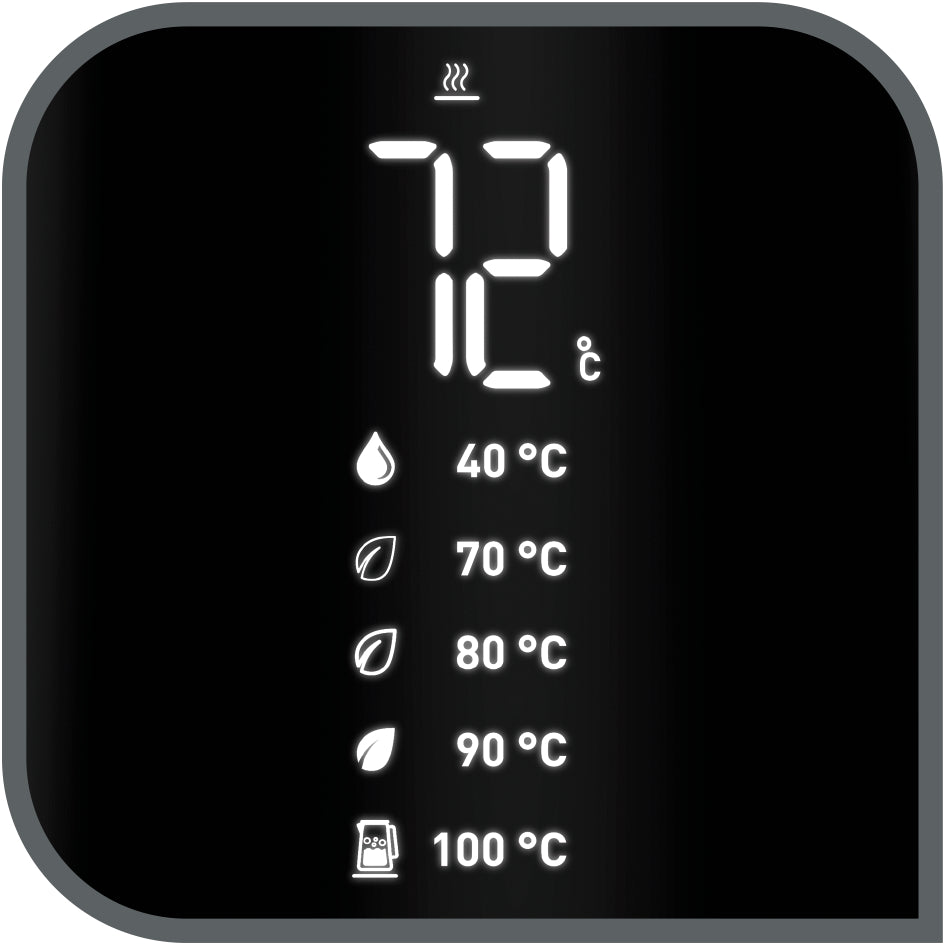 Czajnik elektryczny Digital 1.7L 1800W z regulacją temperatury szybkie gotowanie