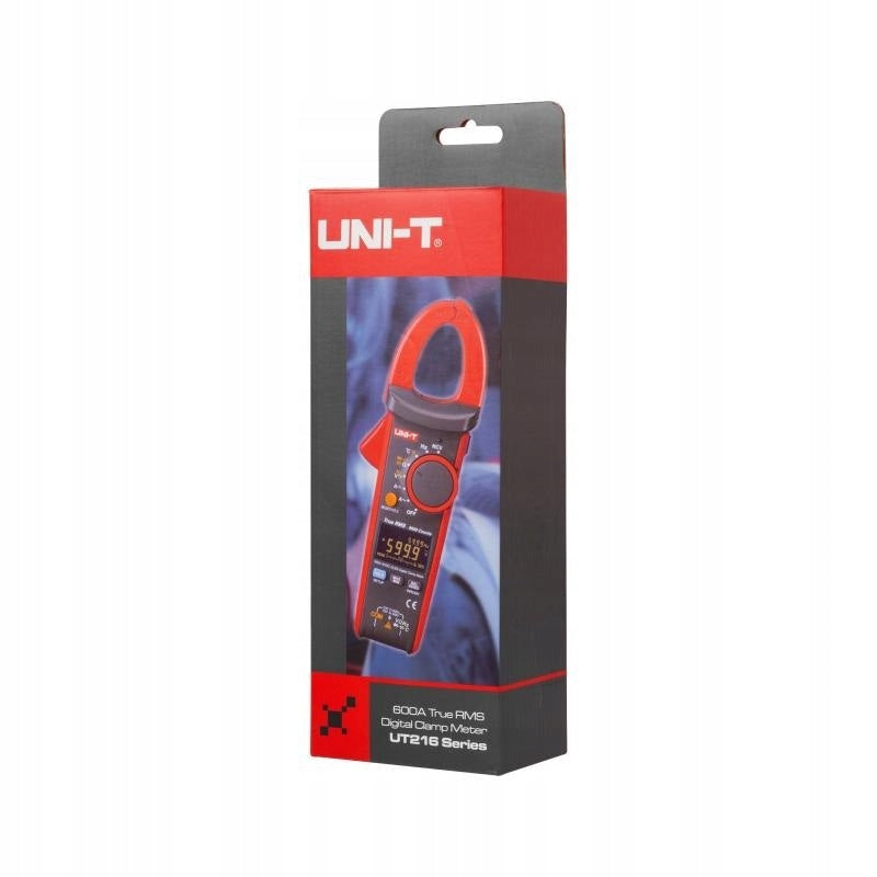 Clamp Meter UT216C Digital Multimeter LCD 6000 Counts AC DC Voltage Current Resistance Temperature Measurement
