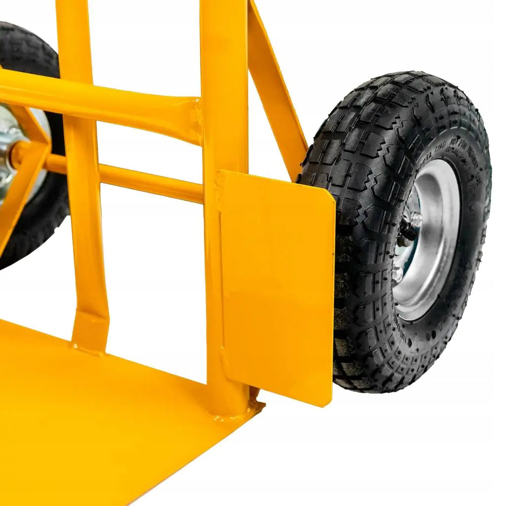 Wózek transportowy Młynarka dwukołowy 200 kg pneumatyczny stalowy 50x30 cm profesjonalny wytrzymały