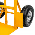 Wózek transportowy Młynarka dwukołowy 200 kg pneumatyczny stalowy 50x30 cm profesjonalny wytrzymały