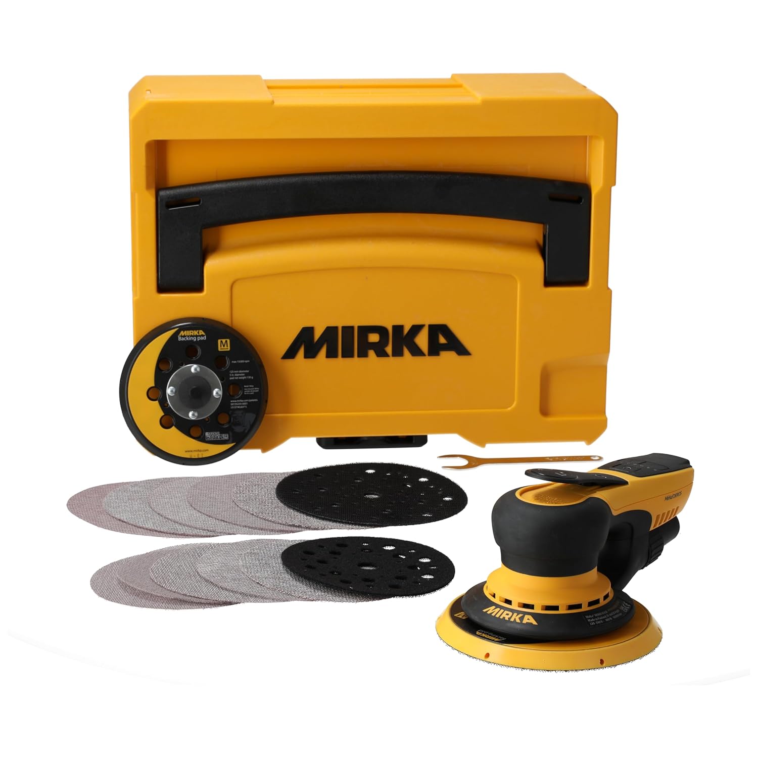 DEROS II 5650 Ponceuse Excentrique 400 W Ø125/150 mm Orbite 5 mm Avec Aspiration Intégrée
