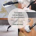 Nettoyeur vapeur Neat 1500 W réservoir 1,6 L vapeur 135 °C autonomie 50 min kit 17 accessoires sols voiture joints