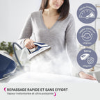 Centrale vapeur Pro Express Protect GV9223C0 7,2 bar 2600 W débit vapeur 500 g min sans réglage bleu