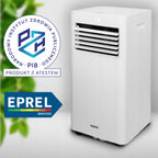 Przenośny klimatyzator z funkcją chłodzenia osuszania i wentylacji RIO R29E1 3kW 10000 BTU WiFi 24l/24h