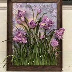 Ramka na zdjęcia Chenille Iris, 21x29,7 cm, skręcany patyczek DIY z filmem