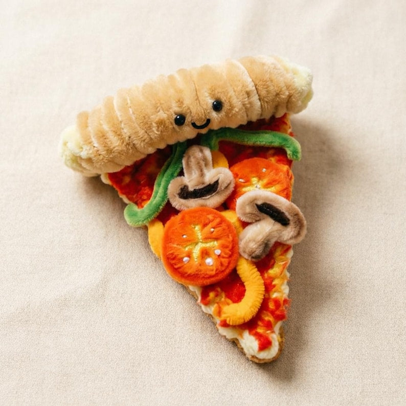 Zawieszka do torby z pizzą z drucika do czyszczenia rur, zestaw DIY, brelok, ozdoba