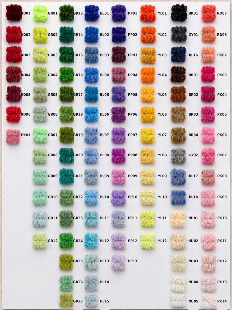 8 mm Super Dense Pipe Cleaner 30 cm, 100 szt., DIY Kwiaty Stem Chenille Stem, 104 kolory